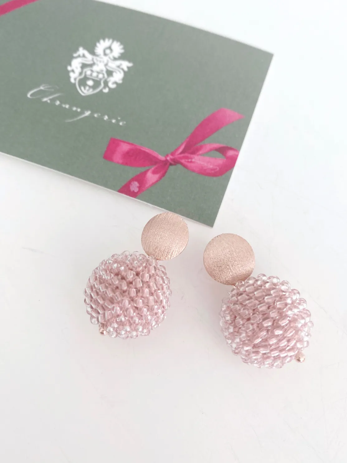 ohrangerie Hochzeitsohrringe | Beeren<Beerenkugeln, rosè