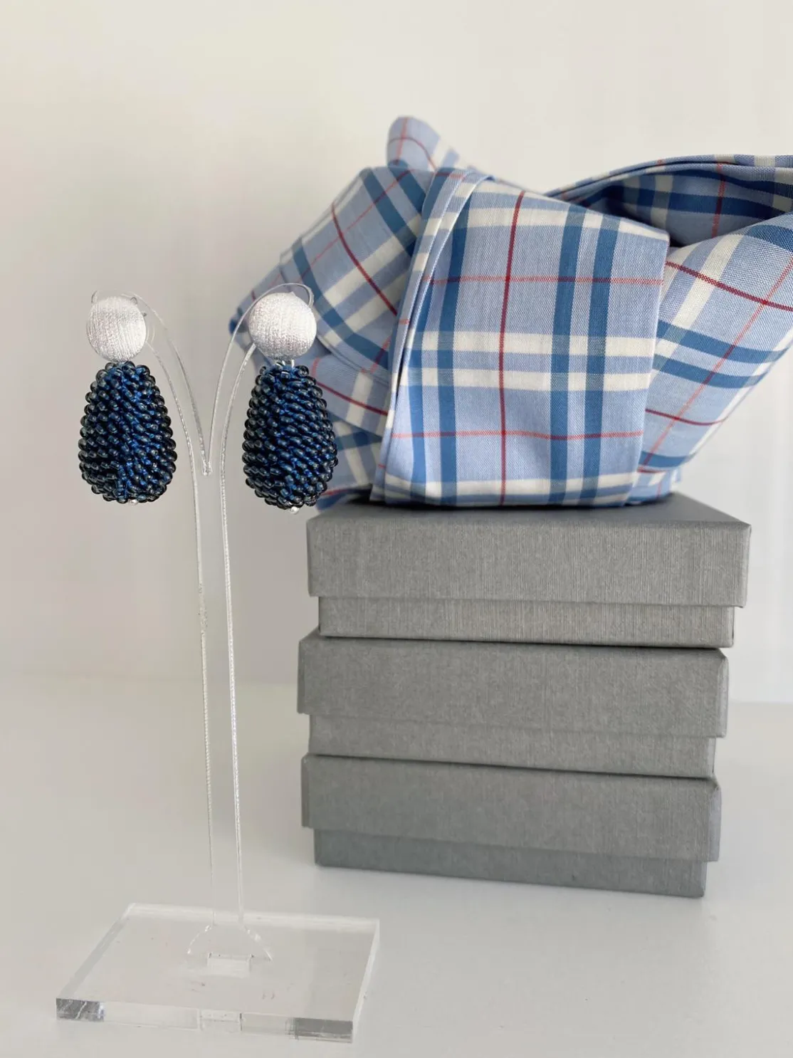 ohrangerie Blaue Stücke | Beeren<Beerentropfen, dunkelblau