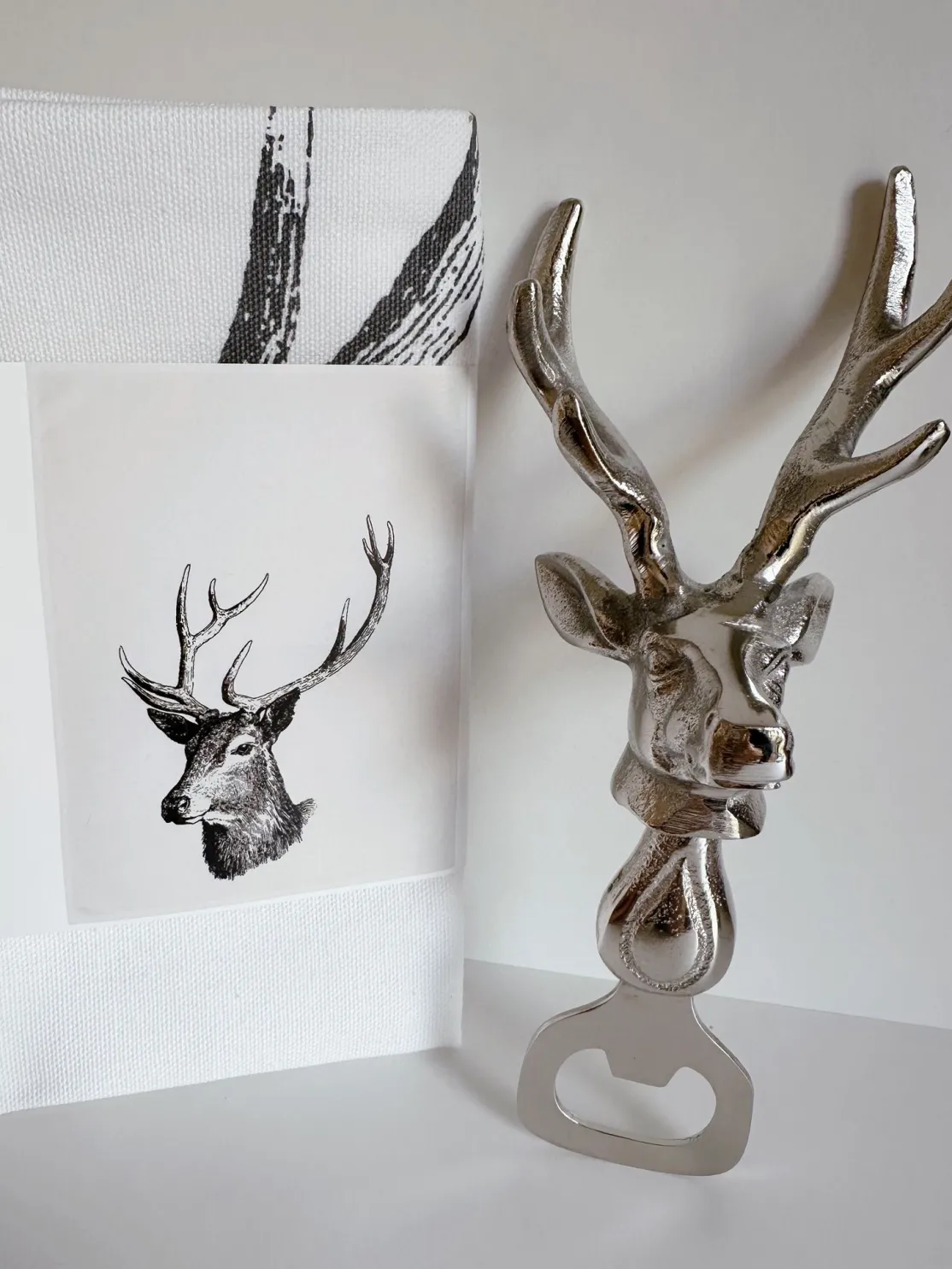 ohrangerie Limited Edition | Ohrangerie Home<Flaschenöffner "Hirsch", silber