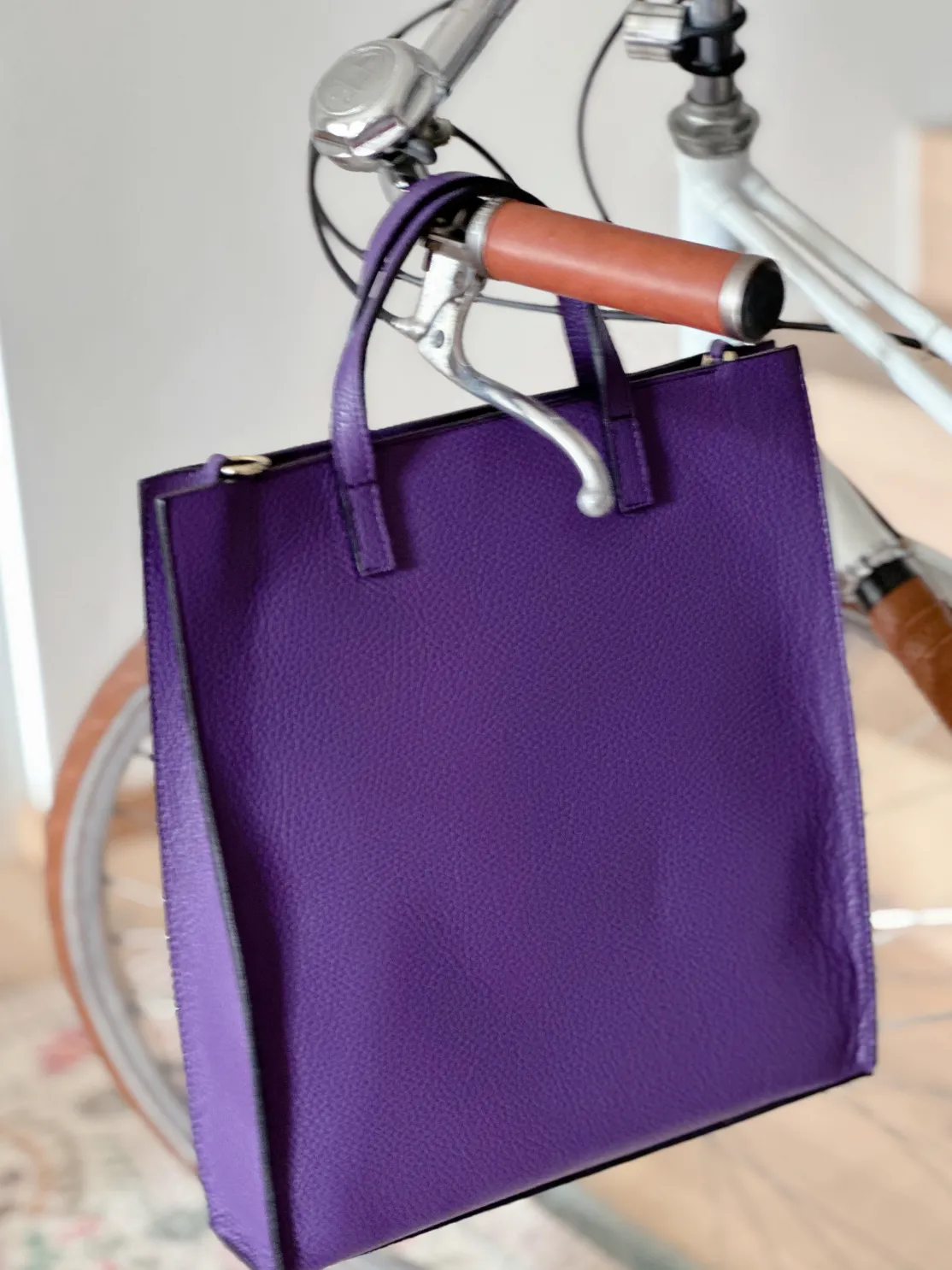 ohrangerie Lila Stücke | Accessoires<Ledershopper, violett