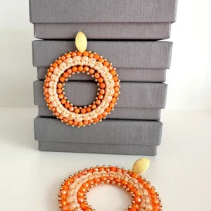 ohrangerie Orange Stücke | Valentinstag<Orientalische Rose, pfirsich/orange