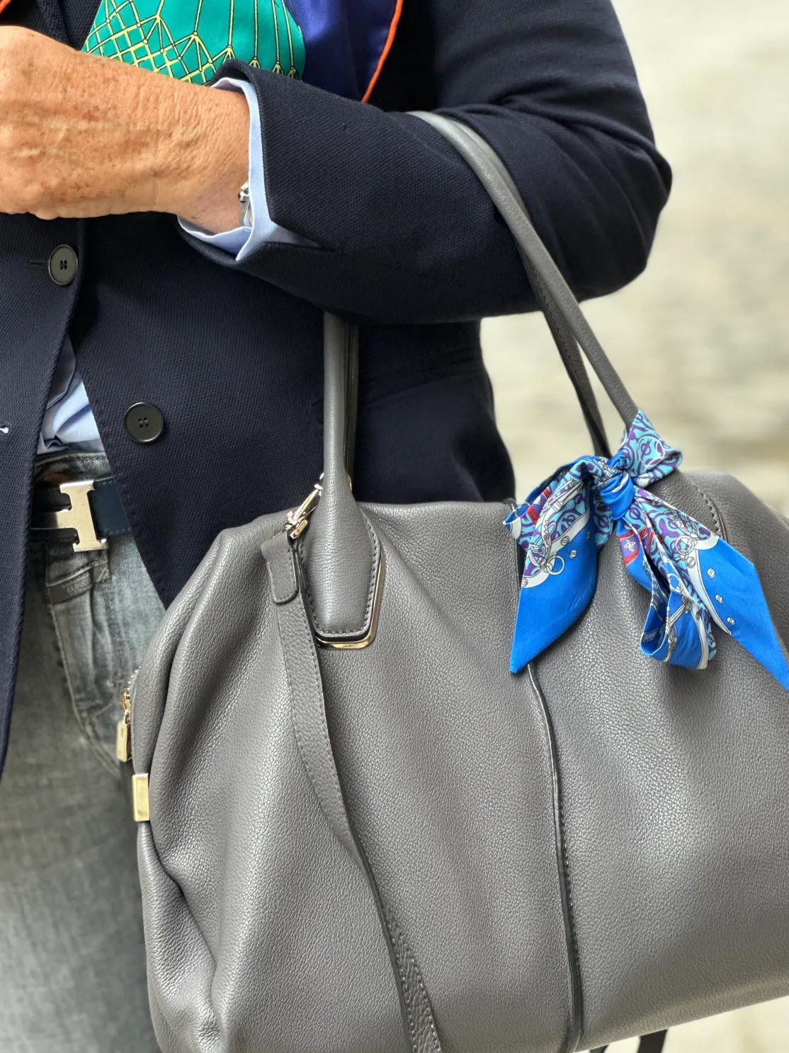 ohrangerie Blaue Stücke | Accessoires<Tuch für´s Handgelenk/Tasche, blau